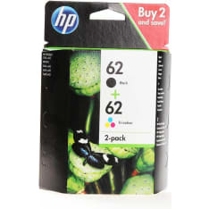 HP 62 Multipack mustekasetti