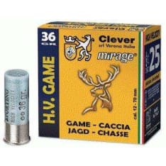 Mirage 12/70 36g T3 25 pc shotgun cartridge