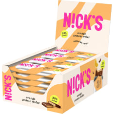Nick's Orange Protein Wafer 40g gluten free bar