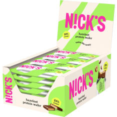 Nick's Hazelnut Protein Wafer 40g gluten free bar