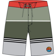 Oakley striped 1975 boardshort 21” dark brush grey