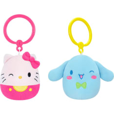 Squishmallows 9 cm Hello Kitty ja ystävät klipsipehmo (lajitelma)