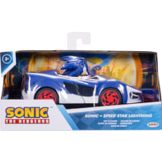 Sonic 6,5 cm figuuri ja Rev Up kilpa-auto (lajitelma)