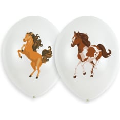 Horses 6 pcs balloon