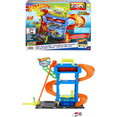 Hot Wheels City Tunnel Twist Car Wash Car Wash and Colour-Changing Toy Car