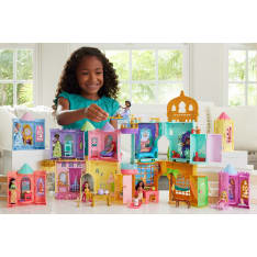 Disney Princess Tower Stacker Reveal linnan torni ja pikkunukke