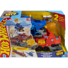 Hot Wheels City Ultimate Dual Dragon Hauler delivery truck