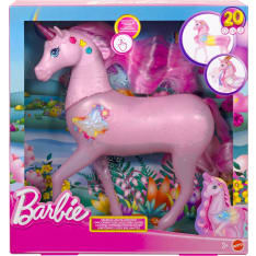 Barbie unicorn with sounds and lights