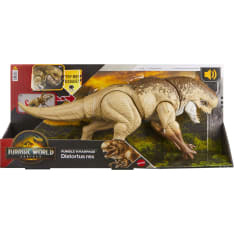 Jurassic World Rebirth Villain dinosaurus äänillä