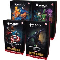 Magic the Gathering Marvel Super Heroes Commander keräilykortit