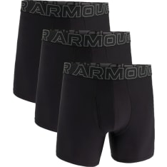 Under Armour Perf Tech 6in miesten 3-pack bokserit