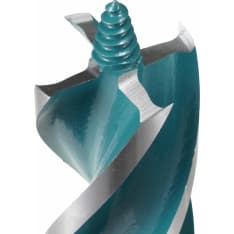 Makita four blade 1/4" 12-38x165mm wood drill bit