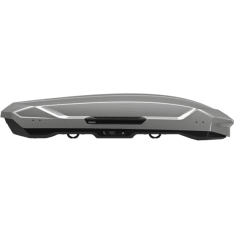 Thule Motion 3 XL shiny titanium ski box