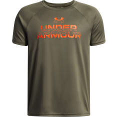 Under Armour Tech Split Wordmark poikien t-paita