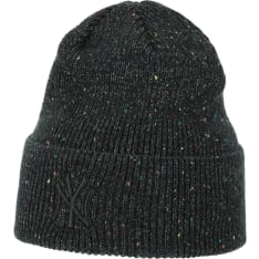 New Era womens cable wide beanie ny-logo