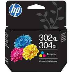 HP 302XL/304XL kolmiväri mustepatruuna