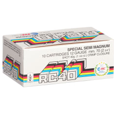 RC 40 12/70 Semi magnum 10 pc shotgun cartridge