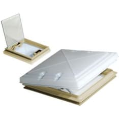 MPK 40 x 40cm beige kattoluukku hyönteisverkolla