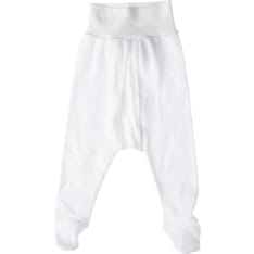 First wear white half-kick pants
