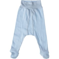 First wear light blue trousers