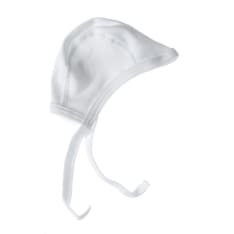 First outfit, a white baby hat