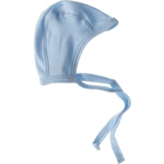 First wear light blue baby hat