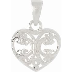 Large filigree heart pendant