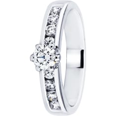 Festive Ensemble 407-070 Venice Solitaire Classic timanttisormus