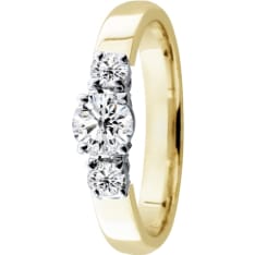 Festive Luxury 446-060FL Trilogy Trend timanttisormus