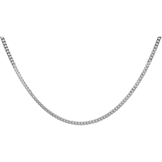 SK PANS060 2.0mm Silver Armor Necklace