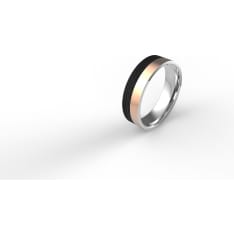 Bosie TICMIR2016-92/5 Titanium Ring