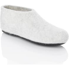 Loose men's morning slippers with rubber soles