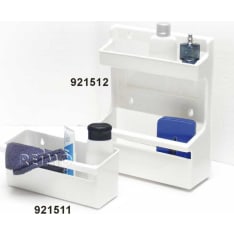 Reimo white storage shelf