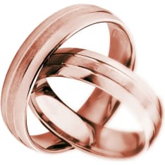 3D Gold 551-5 punakultainen sormus