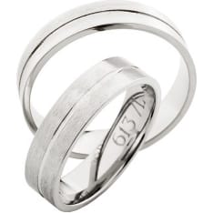 3D Gold 613-5 white gold ring