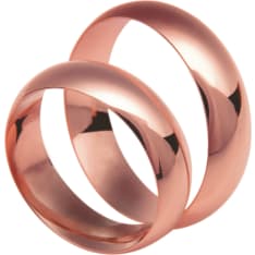 3D Gold 629-6 punakultainen sormus