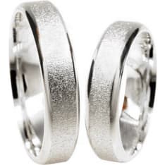 3D Gold 631-6 white gold ring