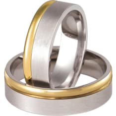 3D Gold 654-6 kelta-valkokultainen sormus