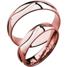 3D Gold 663-5.5 red gold ring
