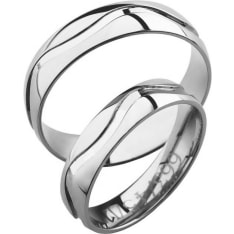 3D Gold 663-5.5 white gold ring