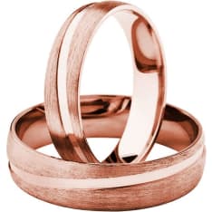 3D Gold 664-5.5 red gold ring