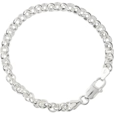 SK PAPU6MM silver bean bracelet chain