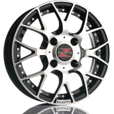 Barzetta Piccolo BlackPolish 4.5x15 split: 4x100 ET:10 Moped rim