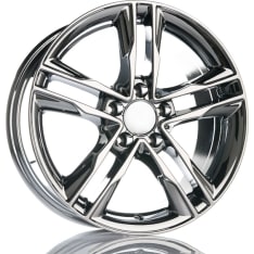 Barzetta SS5 ShadowChrome 7.5x17 jako: 5x112 ET:35 valve