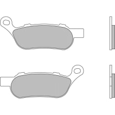 Brembo 231-HD07SP Taakse Sintered Road jarrupalat
