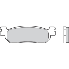 Brembo 231-YA37SP Taakse Sintered Road jarrupalat
