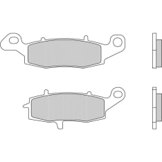 Brembo 231-SU16SP Taakse Sintered Road jarrupalat