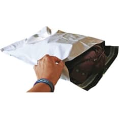 White mailing bag