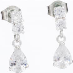 OK 1H044 silver earrings