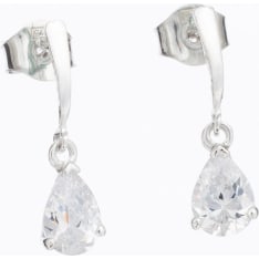 OK 1H046 silver earrings